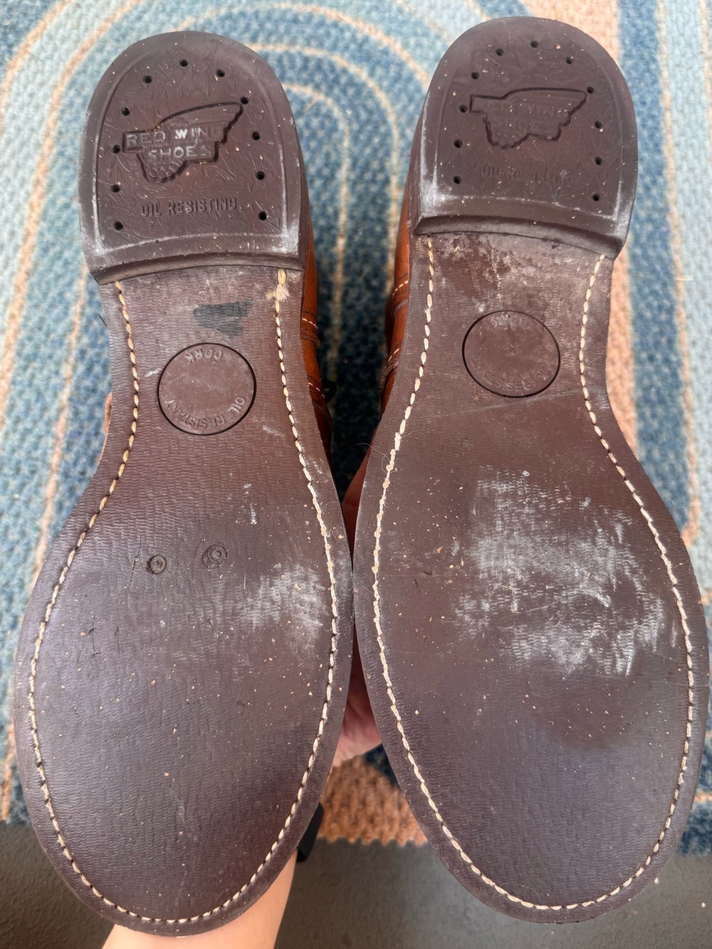 Red Wing Shoes Brown Leather Lace-Up Cap-Toe Boots size 10 - Picture 2 of 9